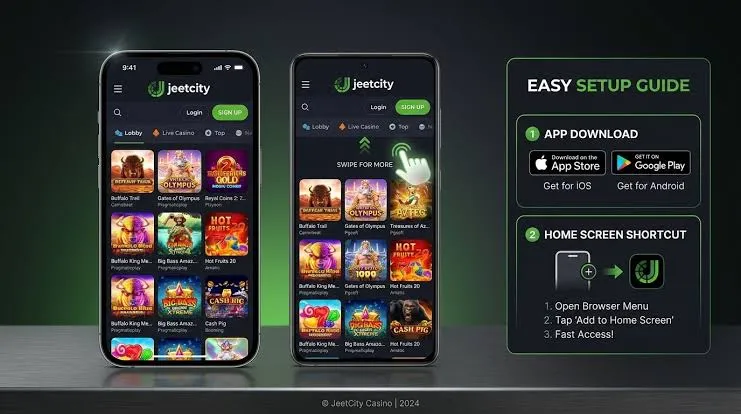JeetCity Casino App Screenshot